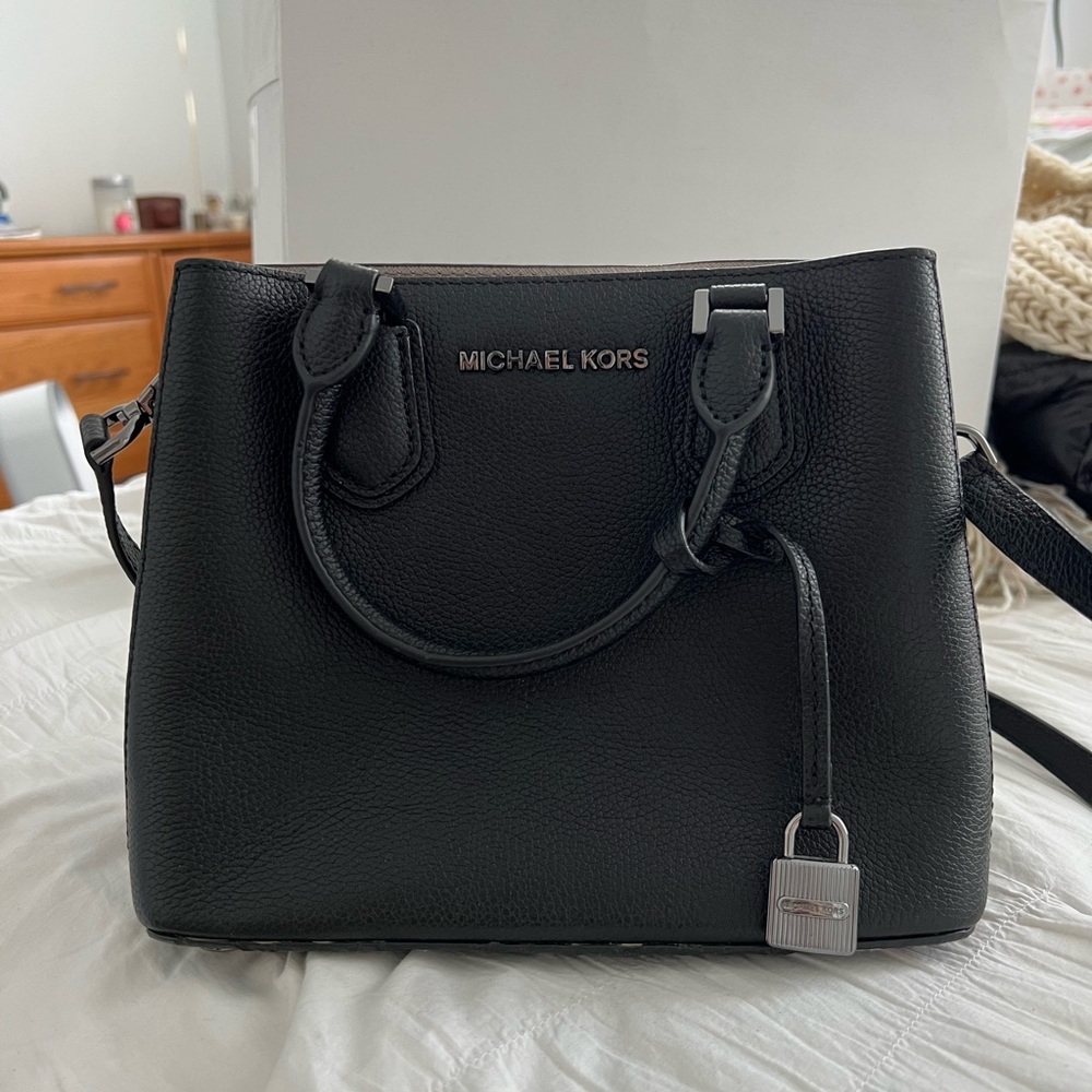Michael Kors Small Black Leather Bag